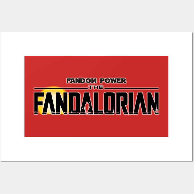 Fandom Power (The Fandalorian) Wall Art by Fandom Power Podcast Merch Shop